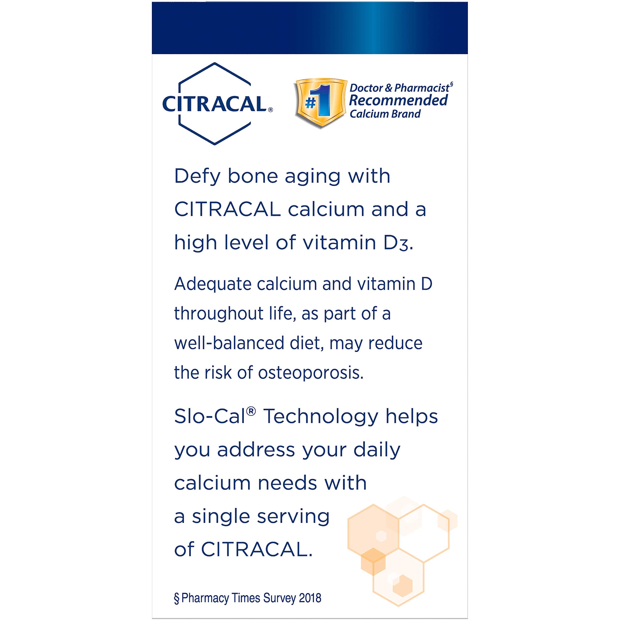 Citracal Calcium + D Slow Release 1200mg – 80 Tablets (Pack of 4)