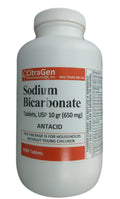 Sodium Bicarbonate Tablets USP 650 mg (10 grains) – Citragen Pharmaceuticals, Inc. – 1000 Tablets