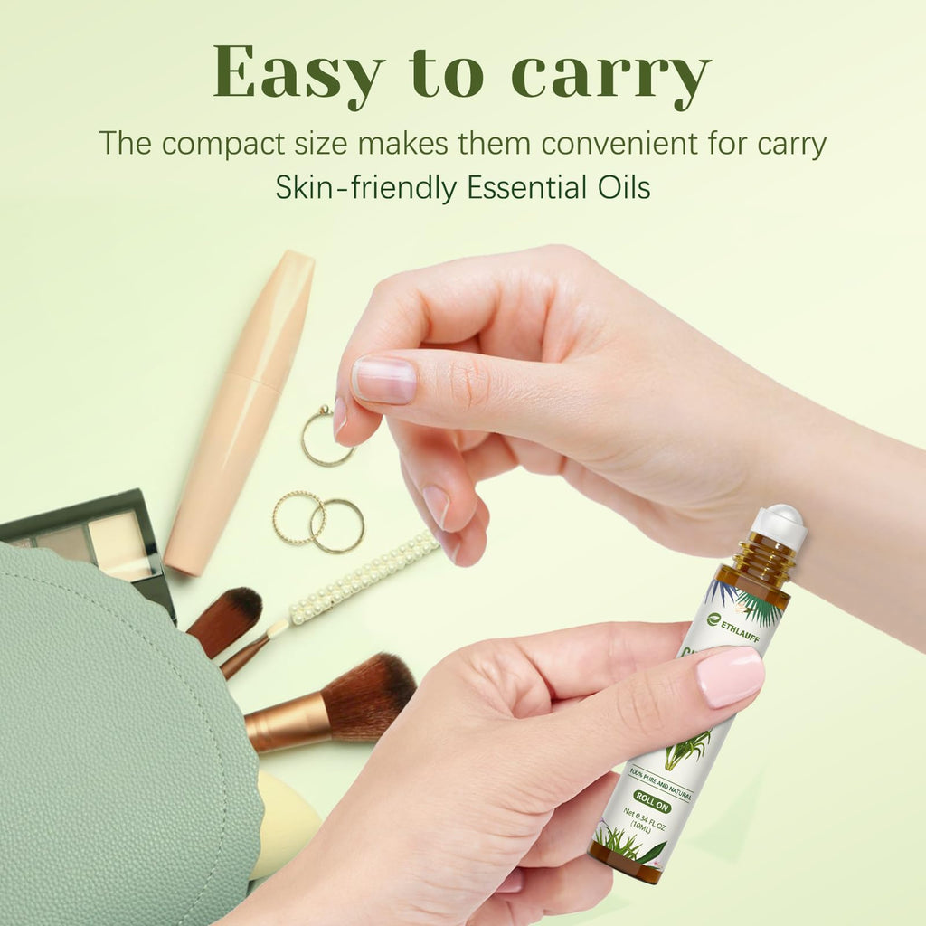 Citronella Essential Oil Roll-On | Citronella Oil for Skin & Relaxation Gift