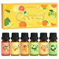 Citrus Essential Oils Set for Diffuser | ARVIDSSON Grapefruit, Bergamot, Orange, Lemon, Lime, Tangerine