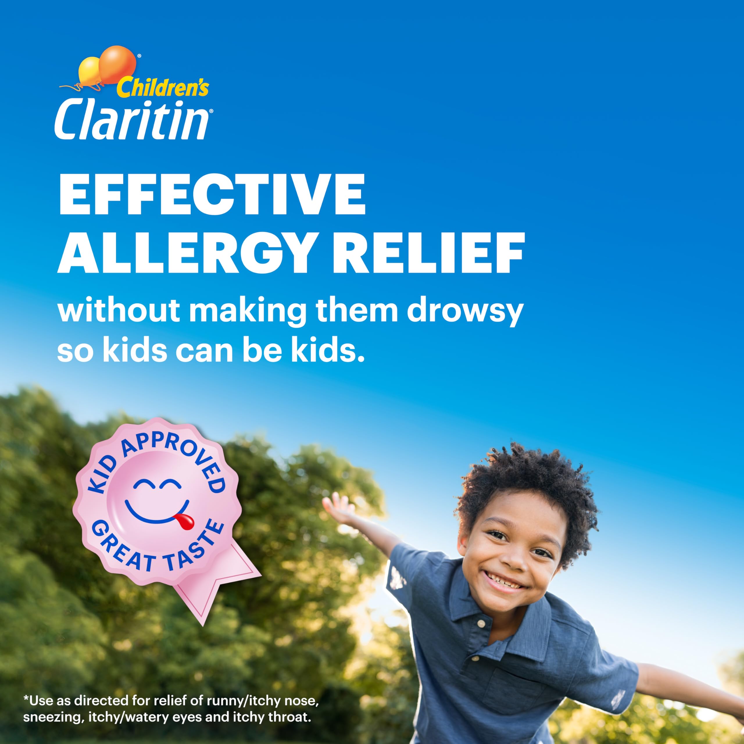 Claritin Children’s Allergy Medicine – 24-Hour Non-Drowsy Loratadine 5 mg (Grape, 8 oz)
