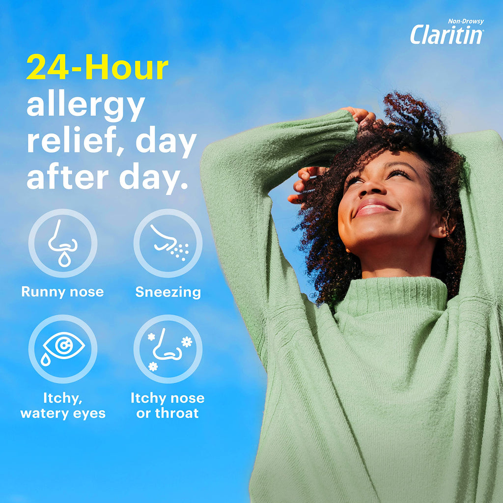 Claritin Allergy 24 Hour 10mg Tablets - 45 ct | Non-Drowsy, Fast Relief