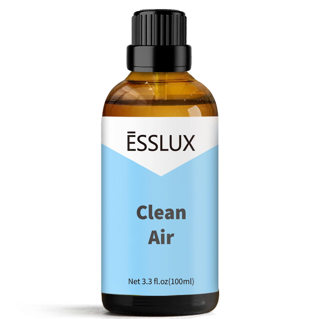 Clean Air Fragrance Oil 100 ml by ESSLUX – Aromatherapy Oils for Diffuser, Candle & Soap