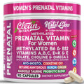 Clean Nutra Methylated Prenatal Vitamin for Women – Prenatal Vitamins with B6, B12, Folate & Omega-3