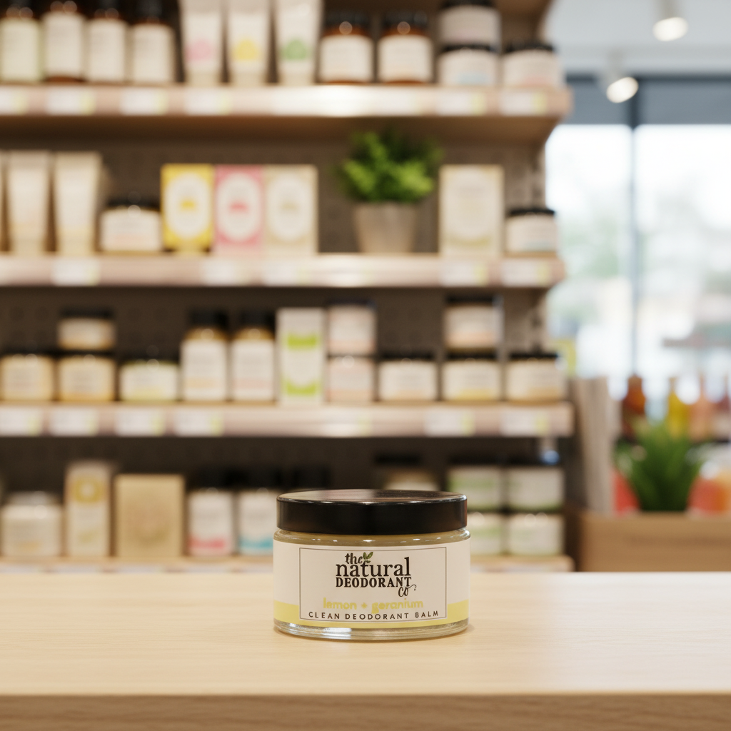 Natural Deo Co Deodorant Balm Lemon + Geranium - 55g