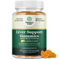 Cleansing Herbal Liver Detox Gummies – Milk Thistle, Artichoke & Turmeric – Vegan