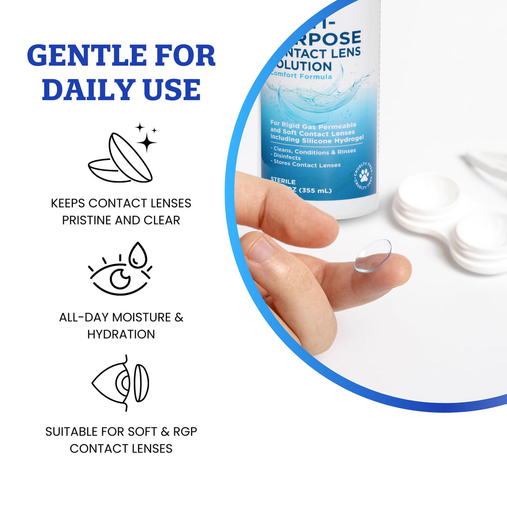 Clear Conscience Multi-Purpose Contact Lens Solution, 12 oz