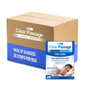Clear Passage Nasal Strips, Large Tan — Instant Relief, Improve Sleep, 26 Count (Pack of 36)