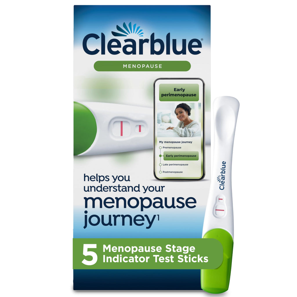 Clearblue Menopause Stage Indicator, 5 ct – FSH Test Kit & App