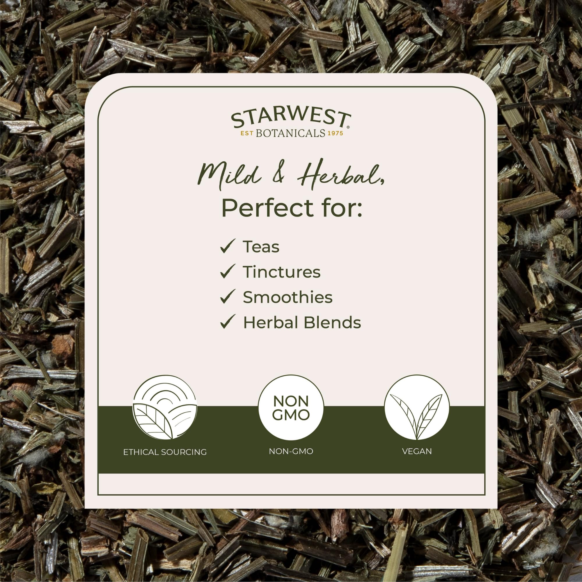 Starwest Botanicals Cleavers Herb Organic - Dried Loose Leaf, 4 oz