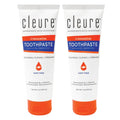Cleure Cinnamon No Fluoride Toothpaste – SLS Free, Mint Free, Xylitol (4oz, Pack of 2)