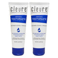 Cleure Original No Fluoride Toothpaste – SLS Free, Mint Free, Xylitol (4oz x2)