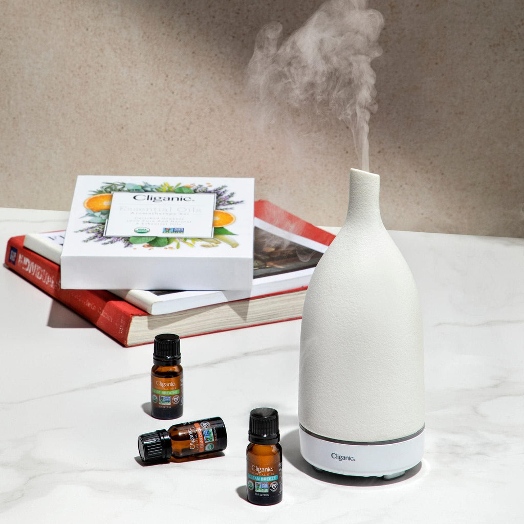 Cliganic USDA Organic Lemon Essential Oil – 100% Pure & Natural, Non-GMO