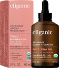 Cliganic Organic Moringa Oil (2oz) – 100% Pure, Cold-Pressed for Face & Hair