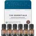 Cliganic Organic Aromatherapy Essential Oils Set (Top 6) – The Essentials, 100% Pure & Natural