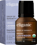 Cliganic Organic Lavender Essential Oil - 100% Pure & Non-GMO | Packaging May Vary