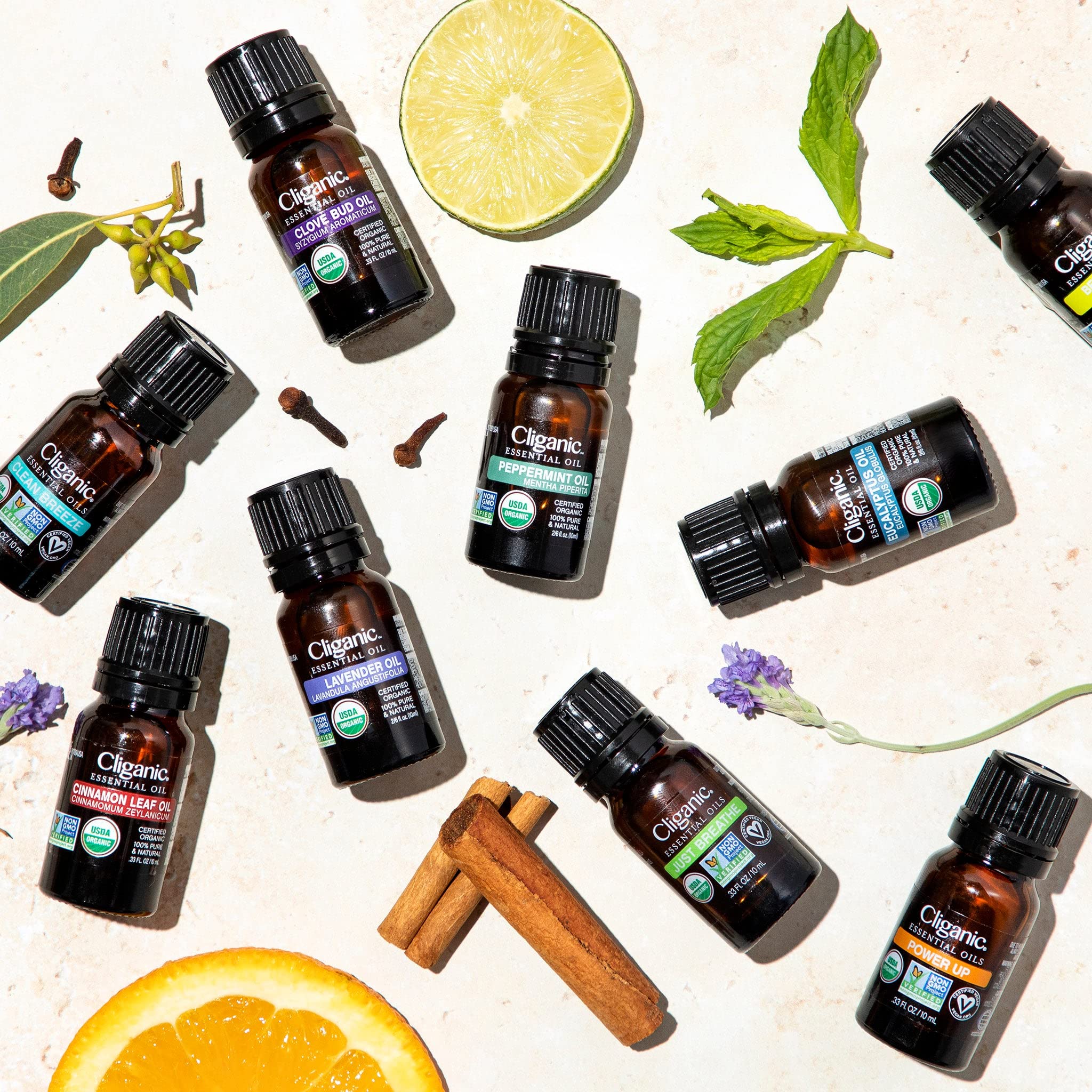 Cliganic Organic Peppermint Essential Oil – 100% Pure, USDA Organic, Non-GMO (Packaging May Vary)