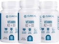 Clinical Effects Vitamin K2 + D3 | Max Absorption Bone & Heart Support | 3 Pack | Made in USA