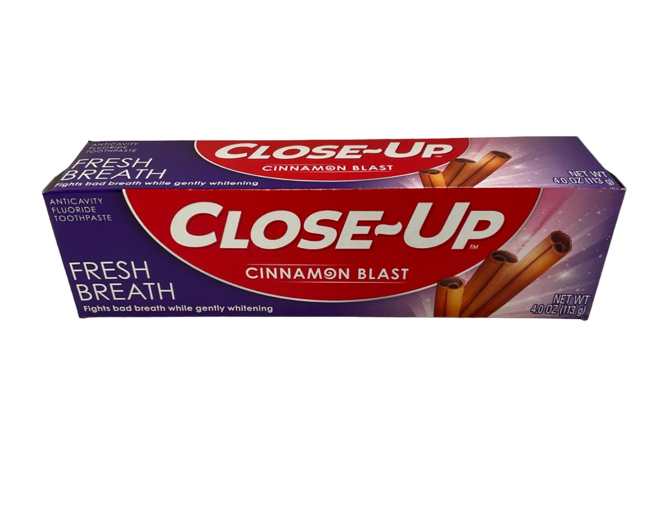 Close-Up Fluoride Toothpaste – Freshening Red Gel, 4 oz Pack of 4