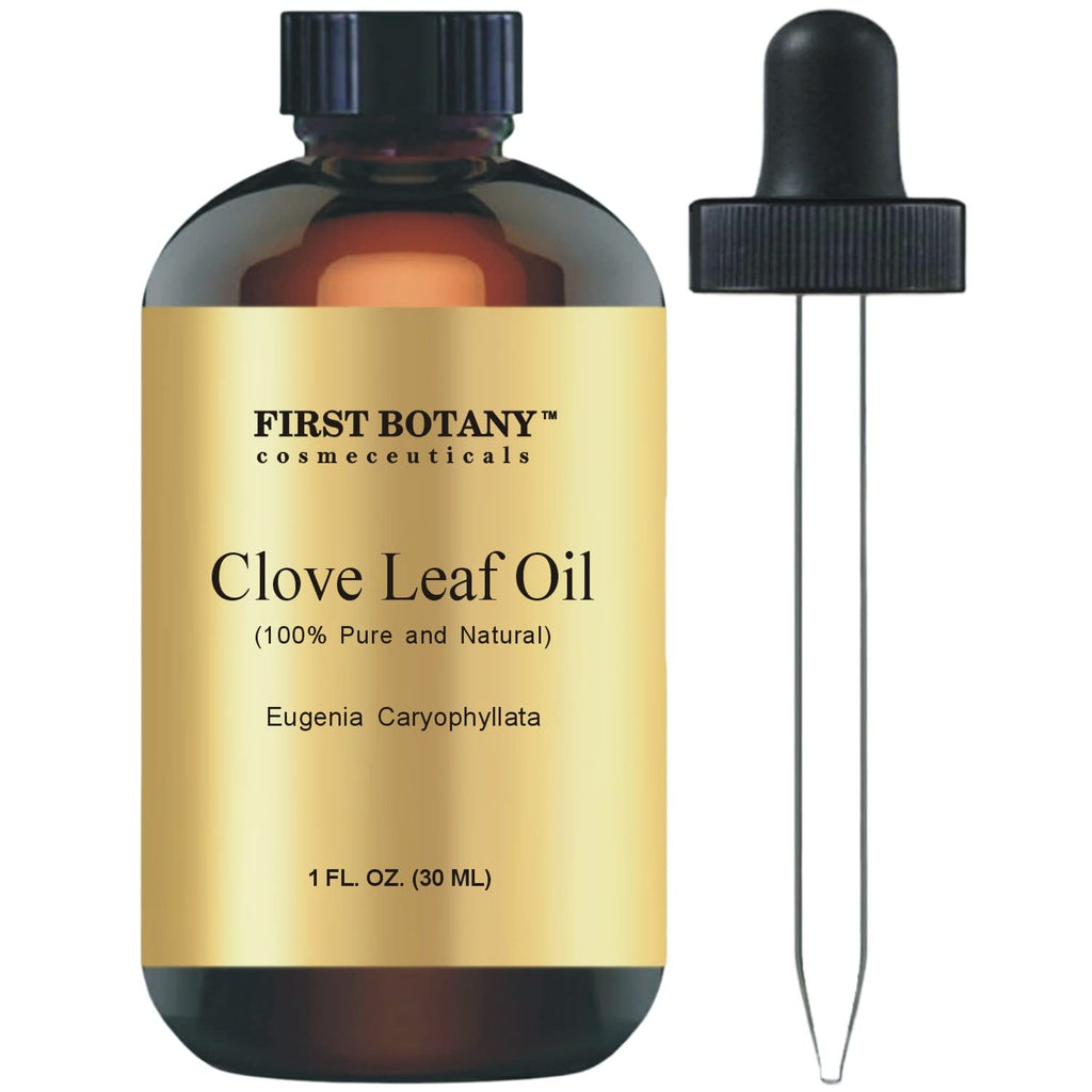 100% Pure Clove Leaf Essential Oil - 1 fl oz | Therapeutic Grade Clove Oil
