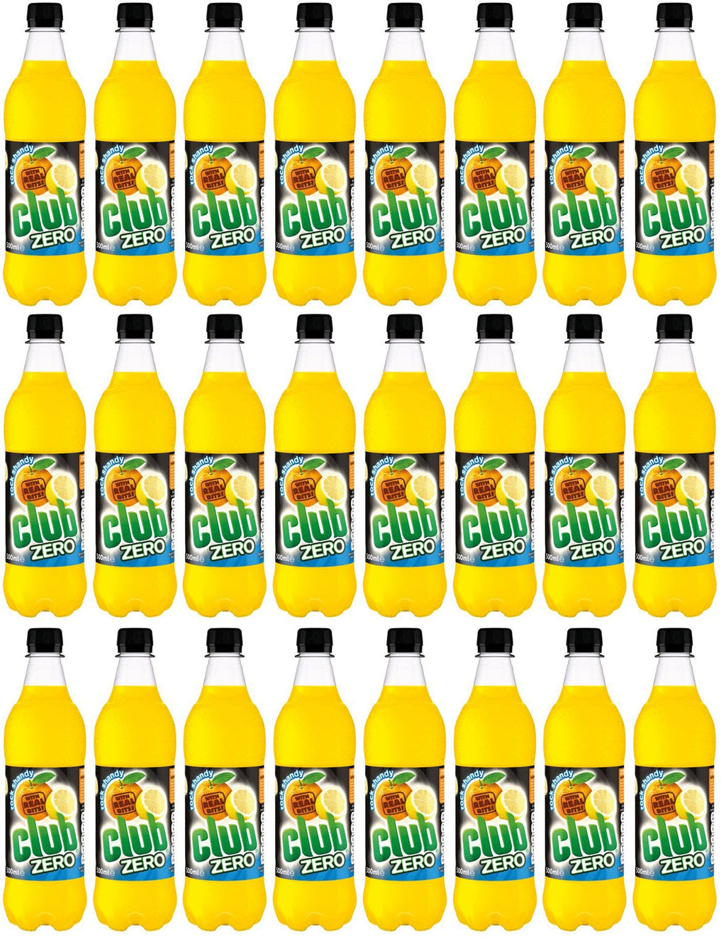 24 x Club Zero Sugar Orange 500Ml