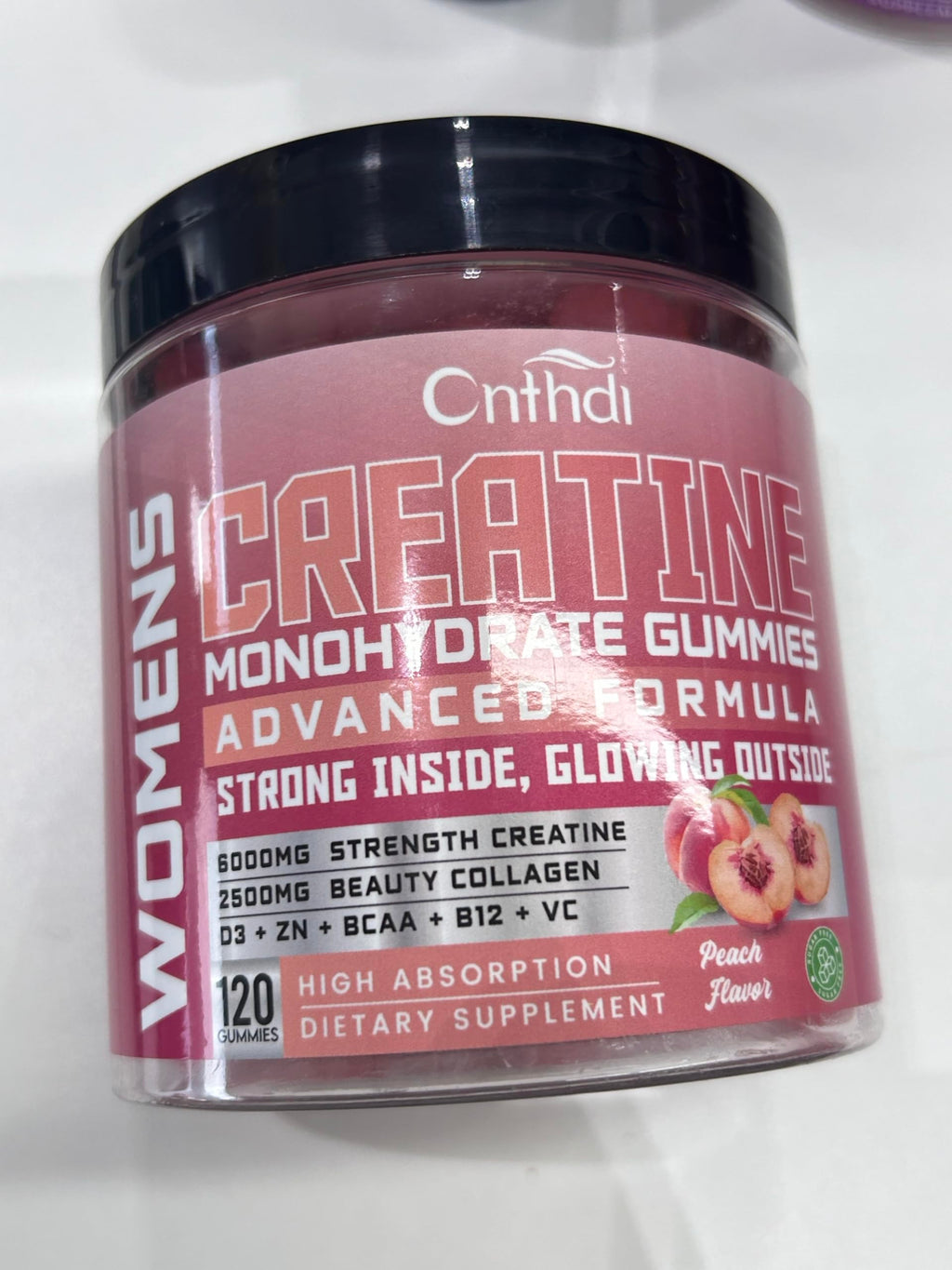 CNFHDI Creatine Gummies for Women – Sugar-Free, Vegan, Collagen & BCAAs