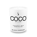 COCO by Stone 6.5oz Candle – Coconut Apricot Wax, Black Currant, Clean Burn, Hand-Poured, Vegan & Cruelty-Free