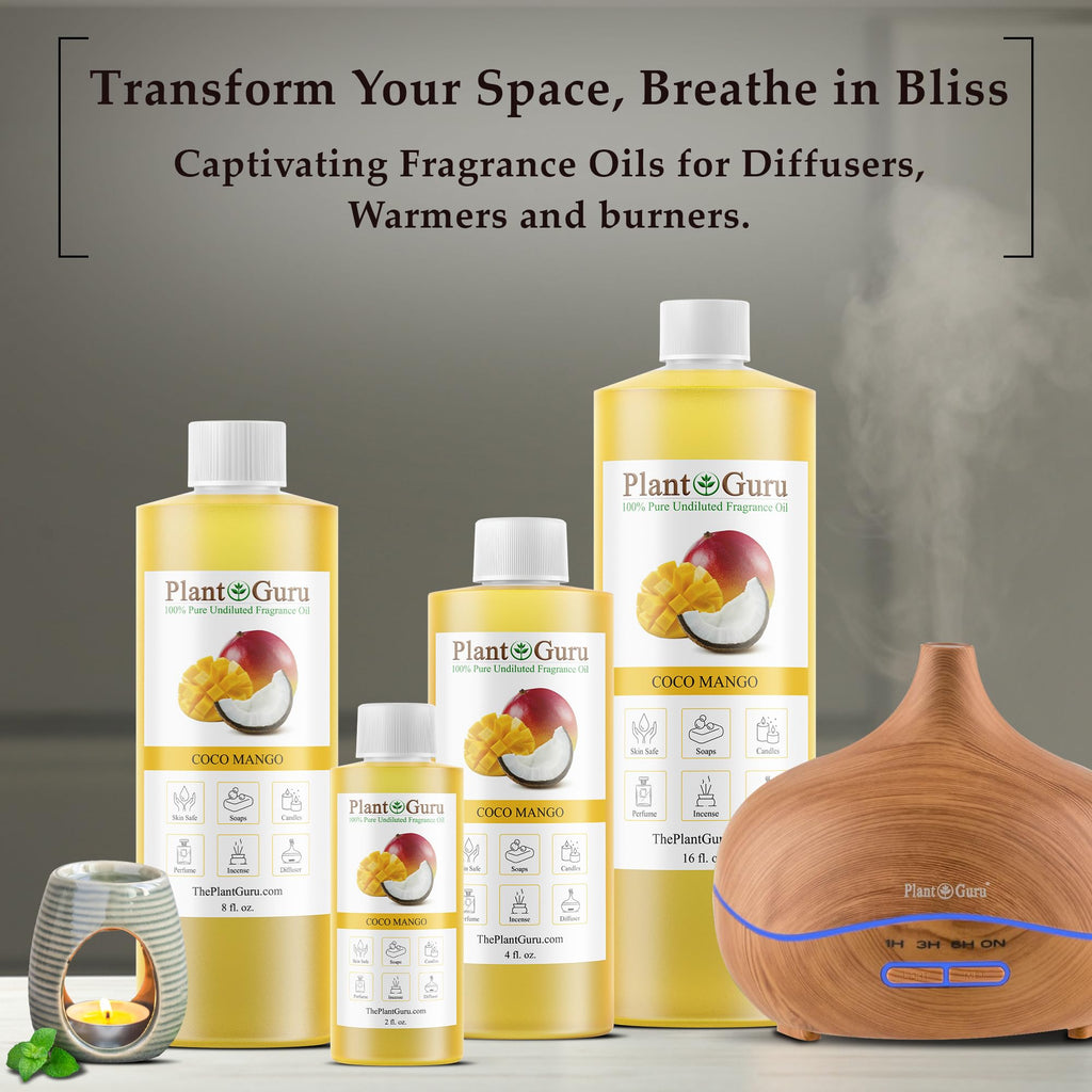 Coco Mango Fragrance Oil 4 fl oz – DIY Soap, Candles & Diffusers