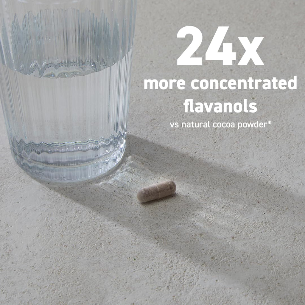CocoaVia Memory & Focus Brain Supplement – 30 Day, Cocoa Flavanol, Lutein, Caffeine