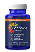 CocoaVia Memory+ Brain Supplement – 750 mg Cocoa Flavanols, Plant-Based & Sugar Free