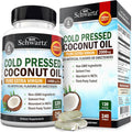 Coconut Oil Capsules 2000mg – Organic Pure Extra Virgin Cold-Pressed MCT, Non-GMO (240ct, 4-Month Supply)