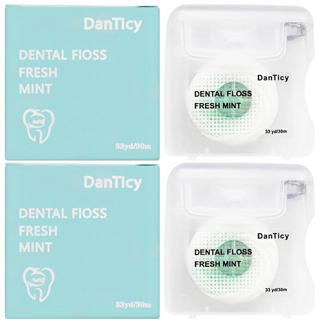 Coconut Oil Dental Floss for Wide Spaces – Implants, Bridges, Braces | Mint, Waxed
