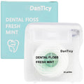 Coconut Oil Dental Floss for Wide Spaces – Mint, Waxed, Expands on Contact (Implants, Bridges, Braces)