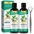 Coconut Oil Pulling for Teeth - 2 Pack | Natural Mint Mouthwash (16 oz)