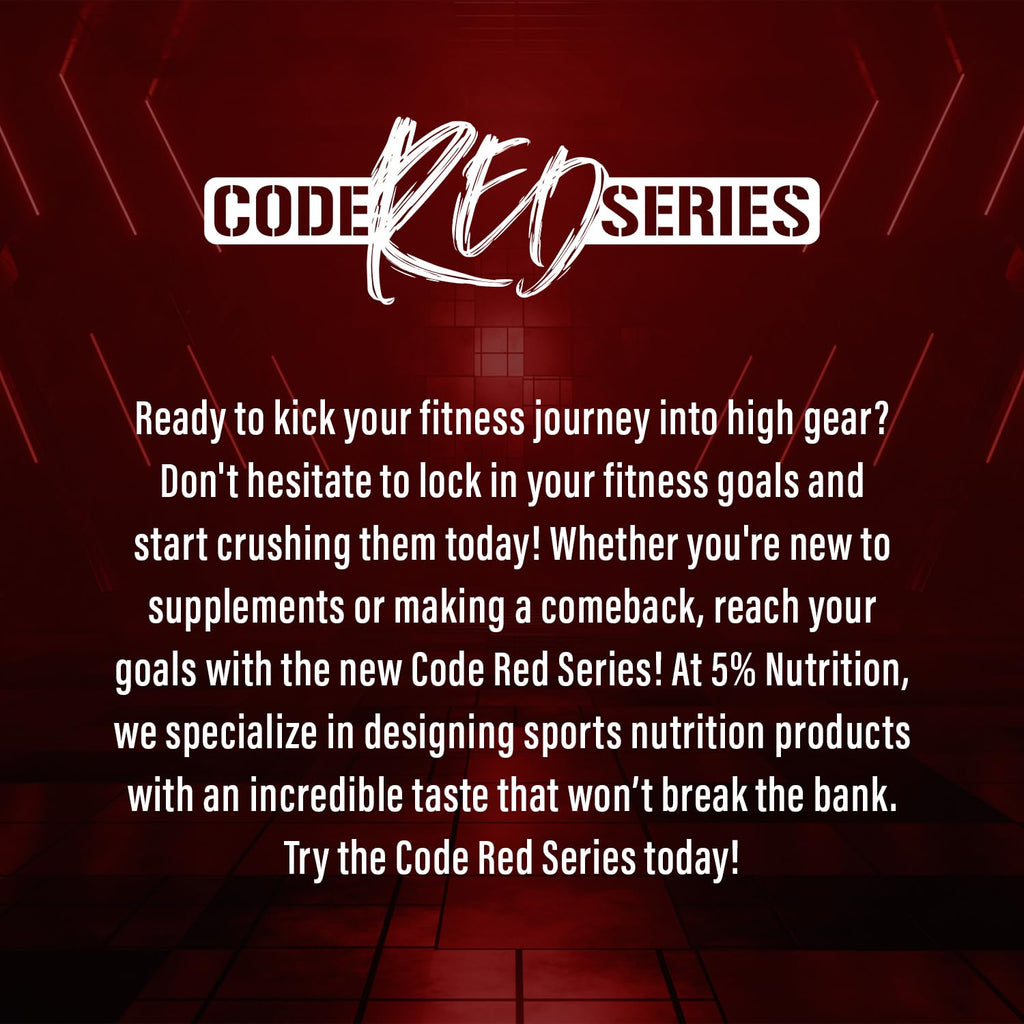 Code Red Aminos BCAA & EAA – Post-Workout Recovery Powder | 5% Nutrition
