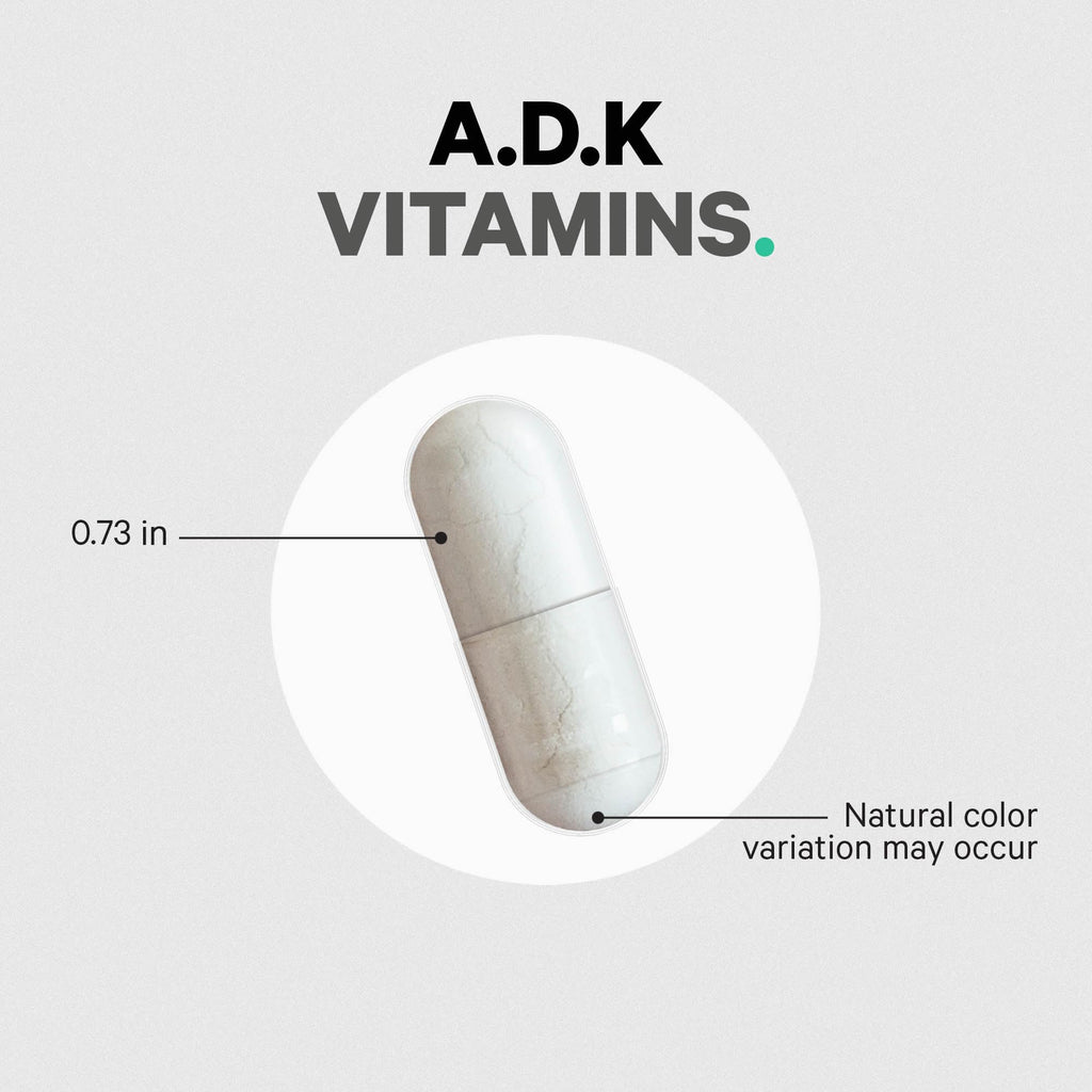 Codeage ADK Vitamins Supplement – A, D3 5000 IU, K1 & K2 (MK-4 & MK-7) – 2-Pack, 6-Month Supply