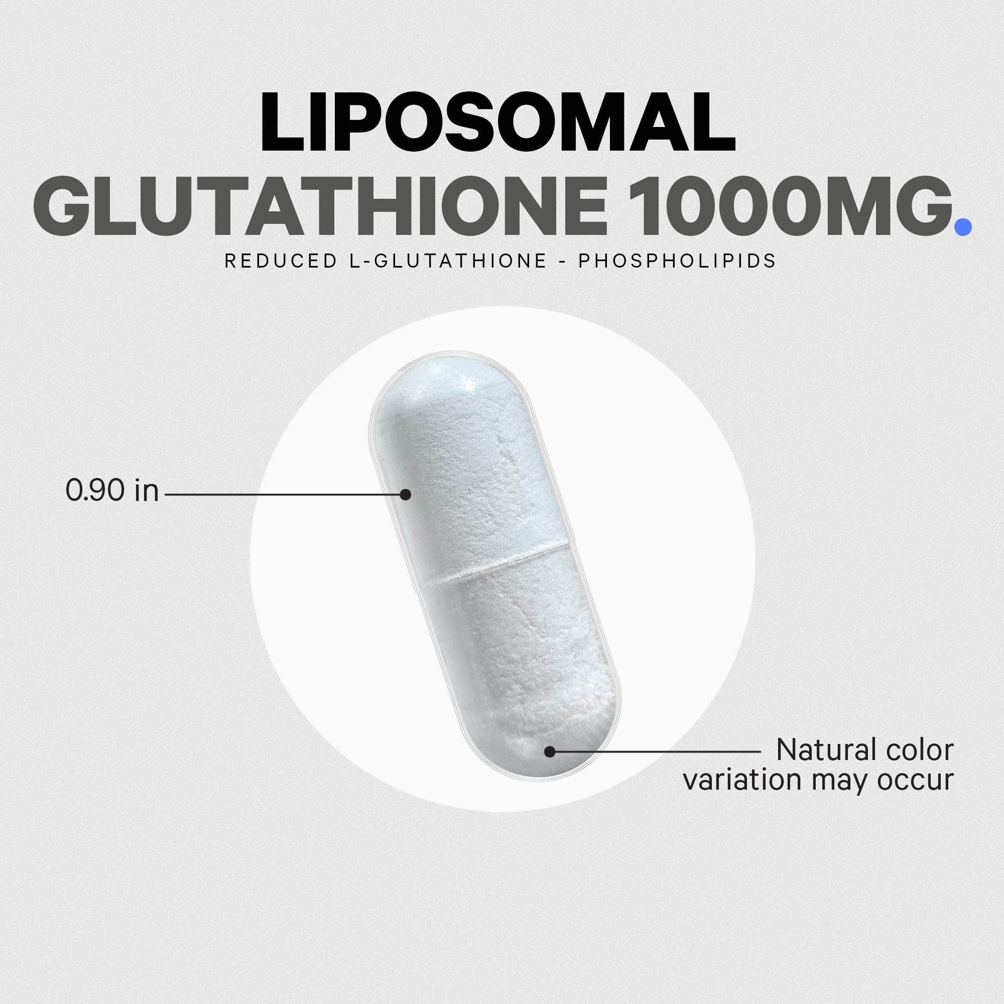 Codeage Liposomal Glutathione 1000 mg – High-Potency Reduced L-Glutathione, Liposomal Delivery, 60 Capsules