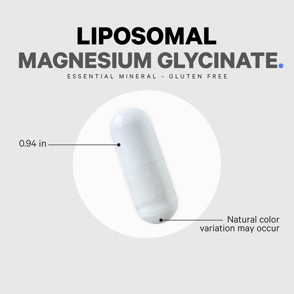 Codeage Liposomal Magnesium Glycinate Supplement – 2-Month Supply, 240 Count, BioPerine, Non-GMO Vegan