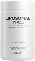 Codeage Liposomal NAC – N-Acetyl L-Cysteine, 120 Capsules (2-Month Supply)