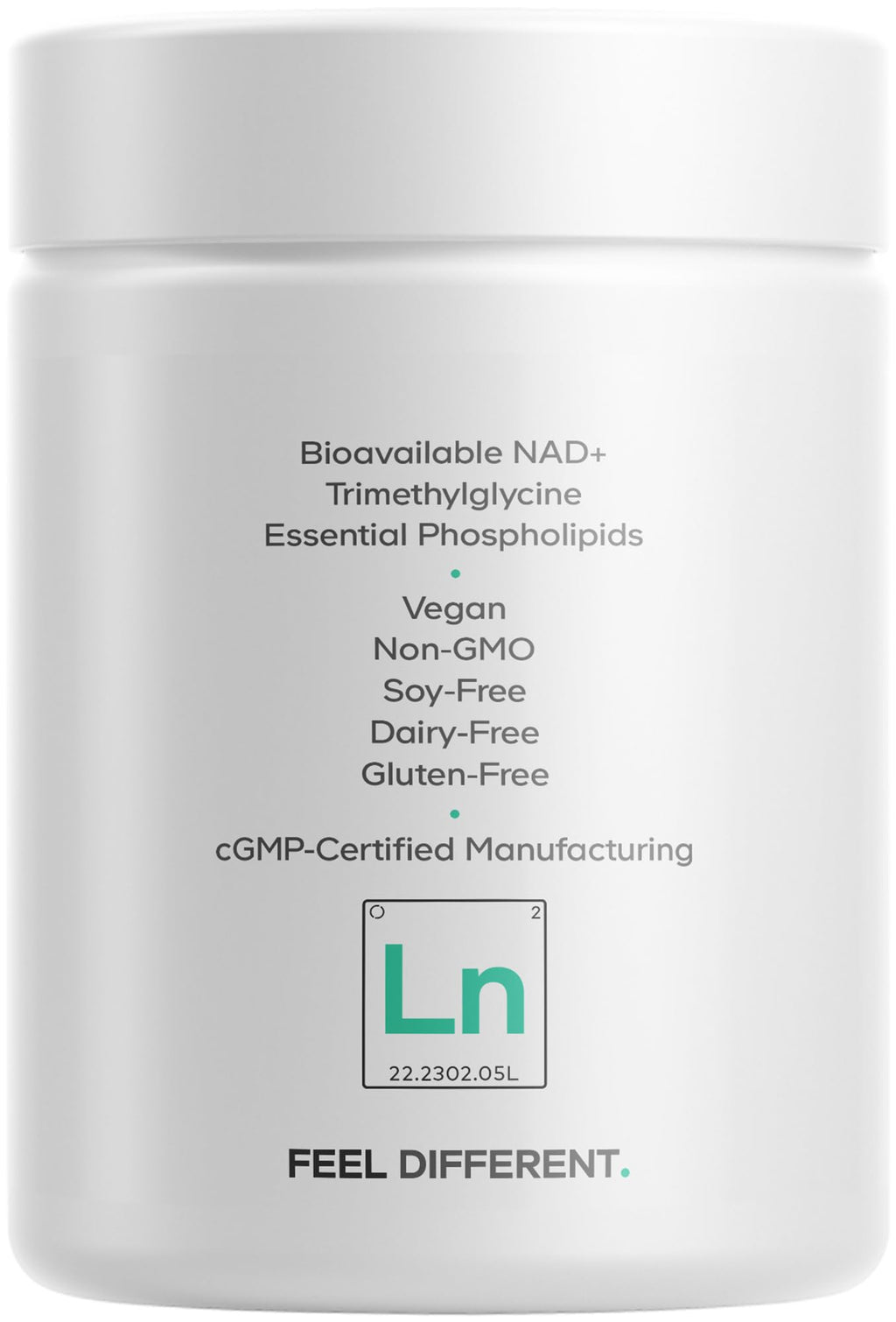 Codeage Liposomal NAD+ Supplement - 500 mg per Serving | Vegan, Non-GMO | 60 Capsules