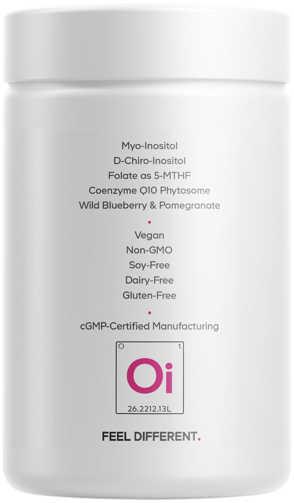 Codeage Liposomal Ovarian Inositol+ Supplement – Myo-Inositol 40:1, 5-MTHF Folate, CoQ10 Phytosome, Pomegranate & Wild Blueberry – 120 Capsules