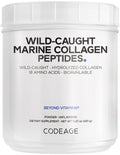 Codeage Marine Collagen Powder | Wild-Caught Fish Collagen, Type I & III, 15.87 oz