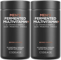 Codeage Men’s Daily Multivitamin – 25+ Vitamins & Minerals, Organic Whole Foods, Probiotics, Omega-3, Zinc | 2 Pack