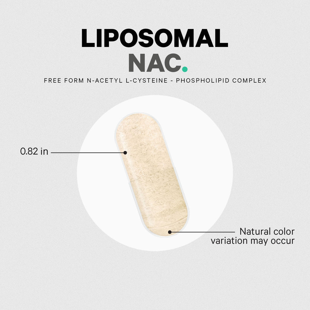 Codeage Liposomal NAC – N-Acetyl L-Cysteine, 120 Capsules (2-Month Supply)