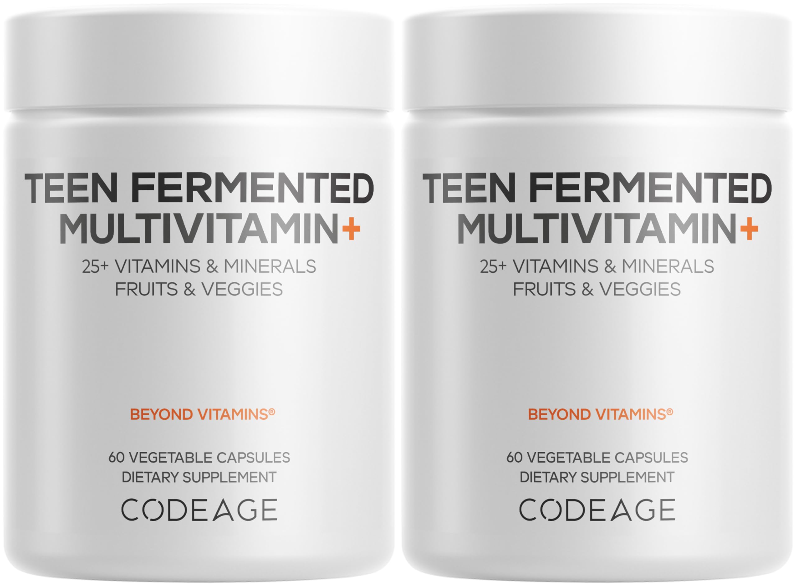 Codeage Teen Multivitamin - Daily Teen Vitamins with Omega-3 (2 Pack)
