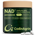 CodinAgrin NAD+ Supplement with Resveratrol 900mg | Cellular Energy, Anti-Aging & Mental Clarity | Non-GMO, Vegetarian | 100 Capsules