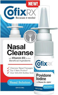 COFIXRX Nasal Cleanse Solution Spray – Povidone Iodine, Vitamin D3 & Xylitol