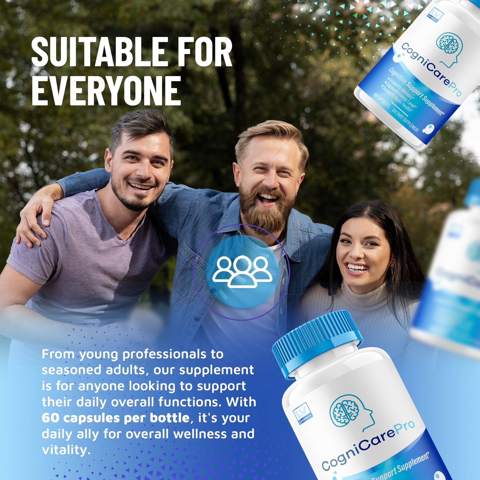 (3 Pack) Cognicare Pro Capsules – 180 Count for 3 Months