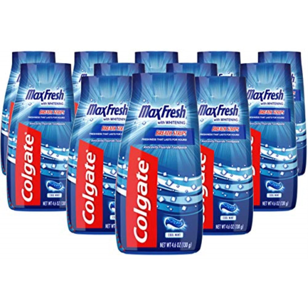 Colgate 2 in 1 Toothpaste Gel & Mouthwash, 4.6 oz - Pack of 12