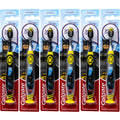 Colgate Batman Toothbrush for Kids 5+ | Extra Soft, Suction Cup - 6-Pack